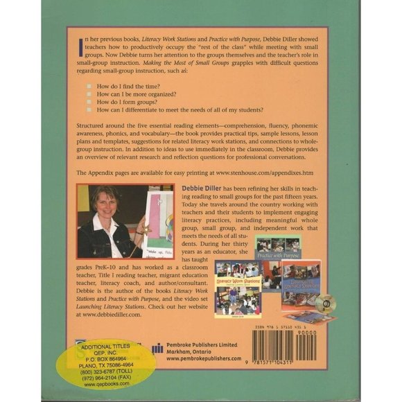 Making the Most of Small Groups Differentiation for All Debbie Diller 2007 - Picture 2 of 2